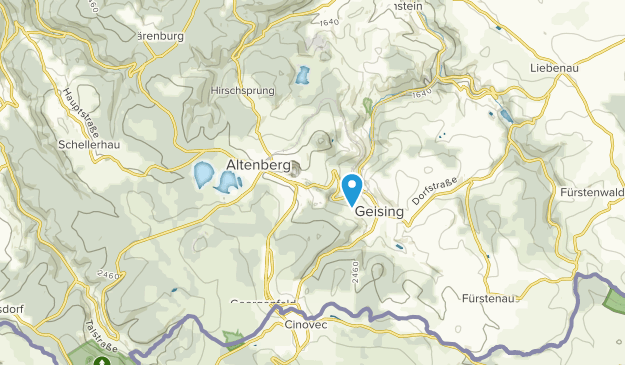 Altenberg, Sajonia Map