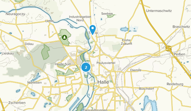 Halle (Saale), Sachsen-Anhalt Map