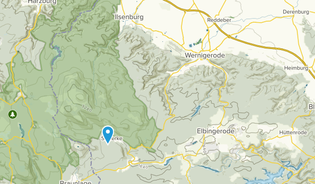 Wernigerode, Sajonia-Anhalt Map