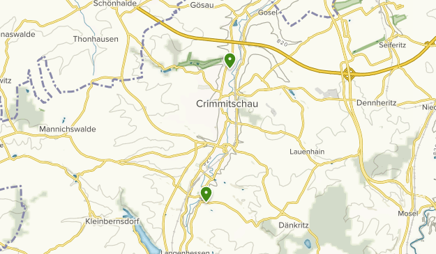 Crimmitschau, Saxony Map