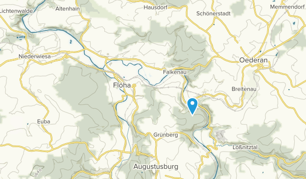 Flöha, Sajonia Map