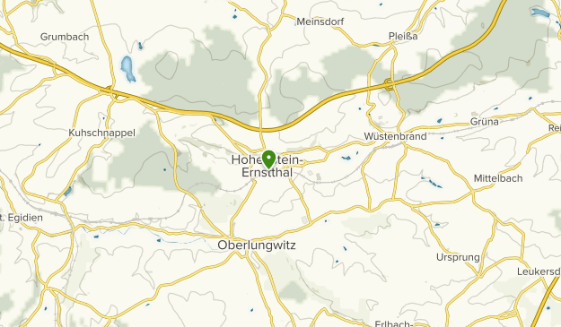 Hohenstein-Ernstthal, Saxony Map