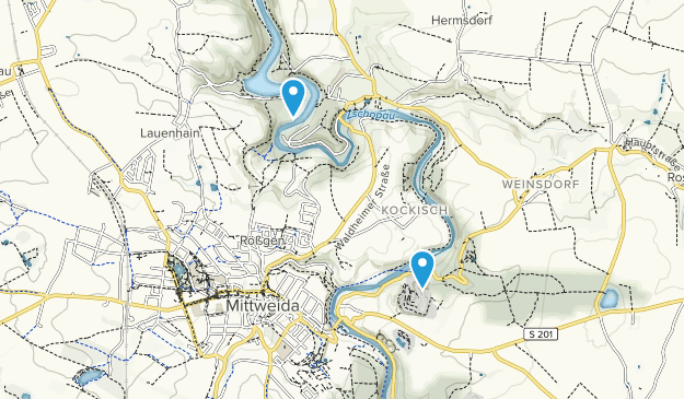 Mittweida, Saxony Map