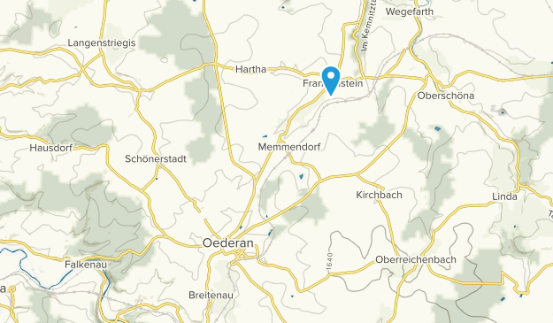 Oederan, Saxony Map