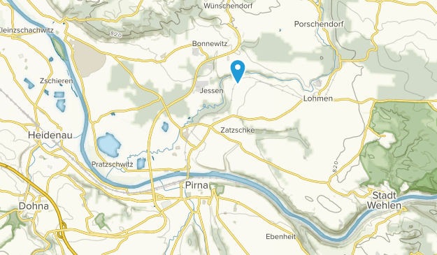 Pirna, Sajonia Map