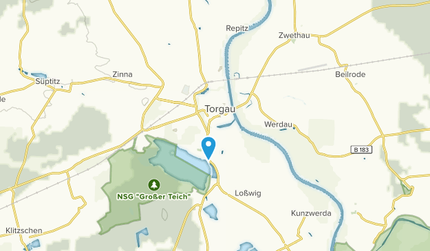 Torgau, Saxe Map