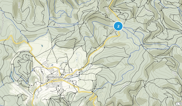 Brotterode-Trusetal, Thüringen Map