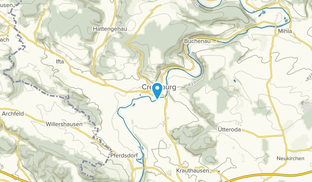 Creuzburg, Thüringen Map