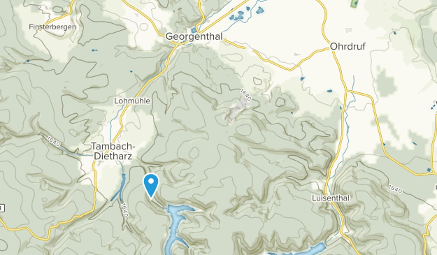 Gräfenhain, Turingia Map