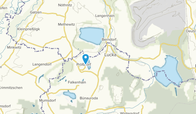 Lucka, Turingia Map
