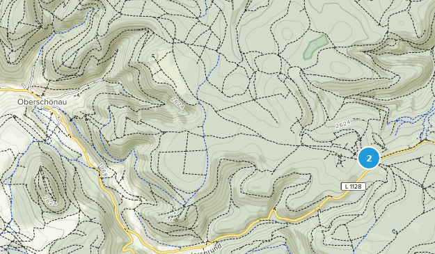 Oberschönau, Turingia Map