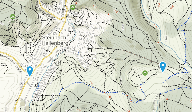 Steinbach-Hallenberg, Thüringen Map