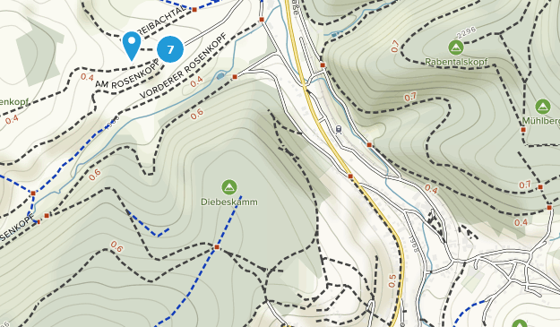 Stützerbach, Thuringe Map
