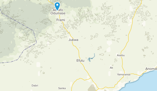 Cape Coast, Central Map