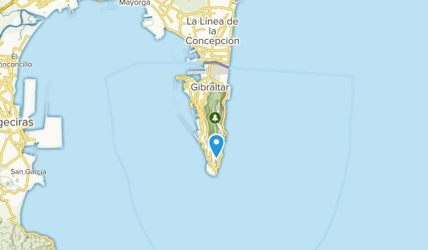 Gibraltar, Gibraltar Map