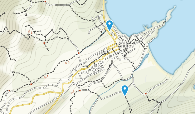 Andros, Andros Map