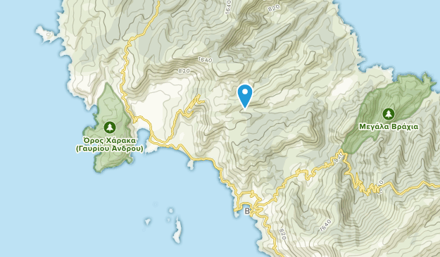Gavrio, Andros Map