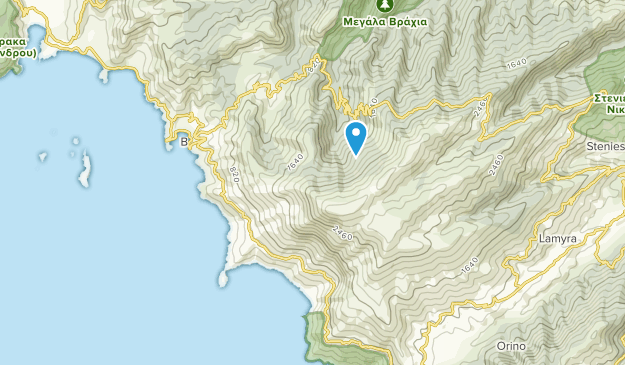 Koutsi, Andros Map