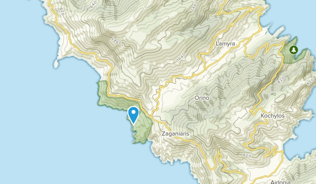 Pitrofos, Andros Map