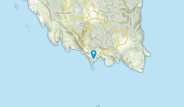 Kythera, Attica Map