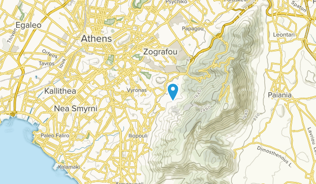 Výronas, Attica Map