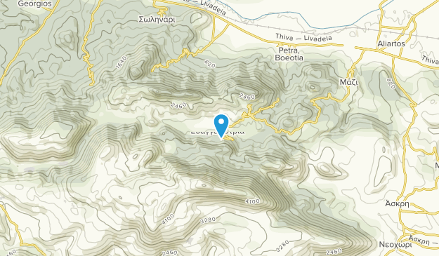 Evaghelistria, Grecia Central (región) Map