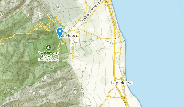 Leptokarya, Central Macedonia Map
