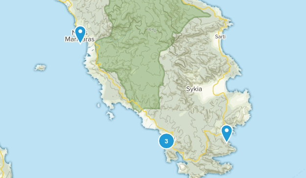 Sithonia, Central Macedonia Map