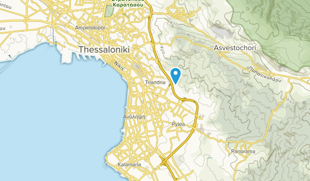 Thessalonique, Central Macedonia Map
