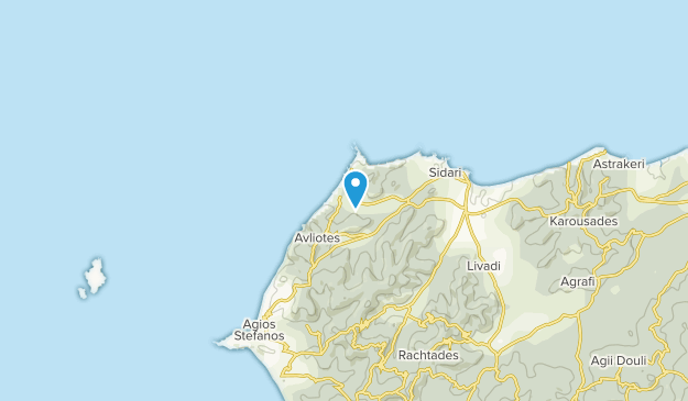 Peroulades, Corfu Map