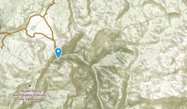 Palaiá Agía Rouméli, Crete / Κρήτη Map