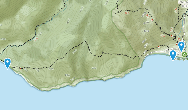 Agía Rouméli, Kreta Map