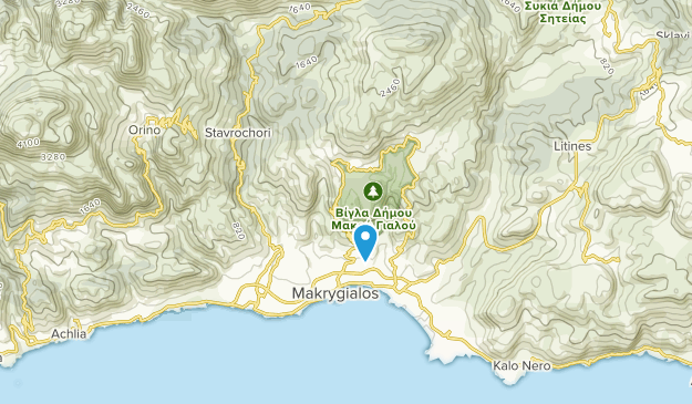 Agios Stefanos, Kreta Map