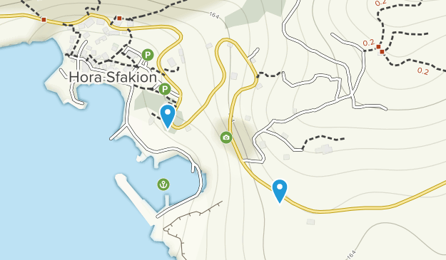 Chora Sfakion, Kreta Map