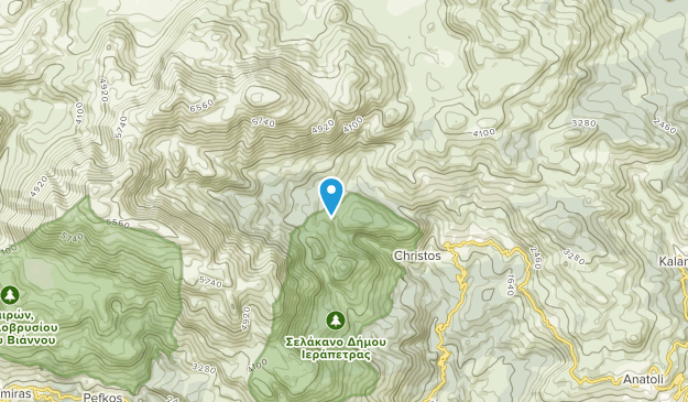 Christos, Crète Map