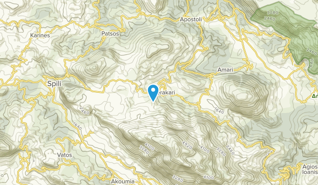 Gerakari, Creta Map
