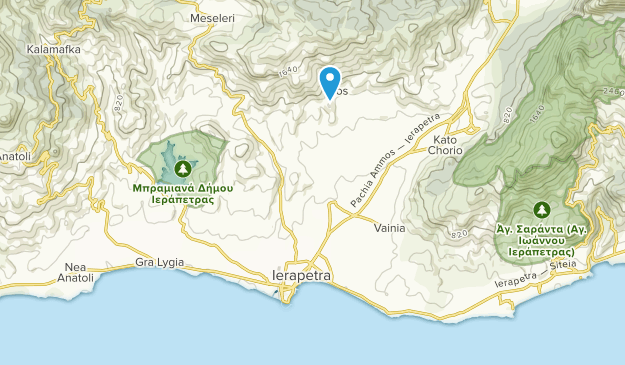 Ierápetra, Creta Map