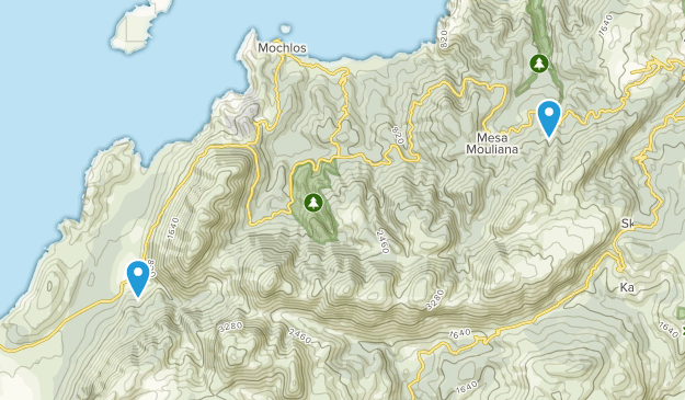 Kavoúsi, Crete Map