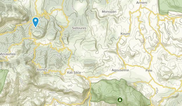 Koxare, Crete Map