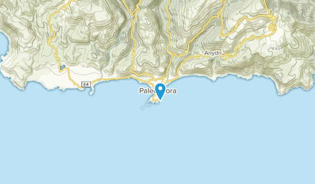 Paleochora, Crete Map