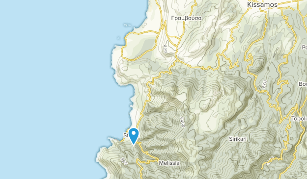 Platanos, Kreta Map