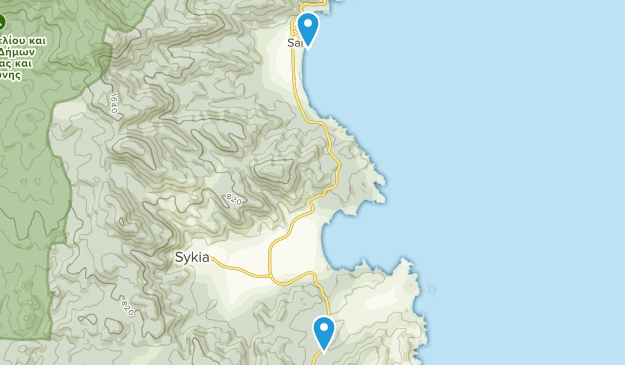 Sarti, Crète Map