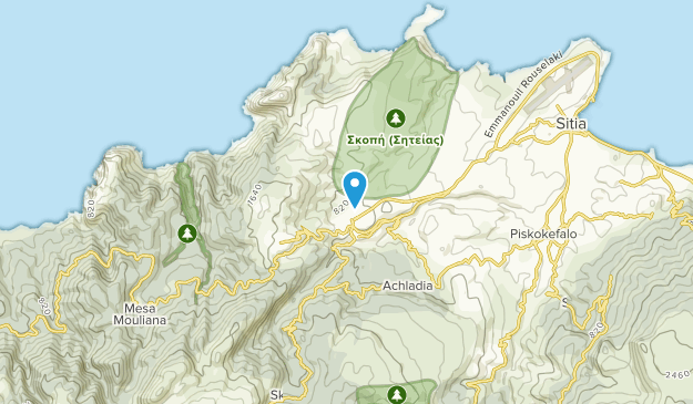 Skopi, Crete Map