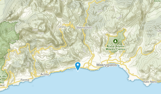 Stavrochori, Crète Map