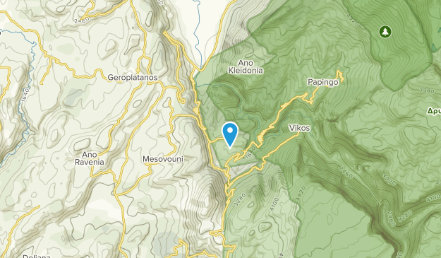 Agios Minas, Epirus Map