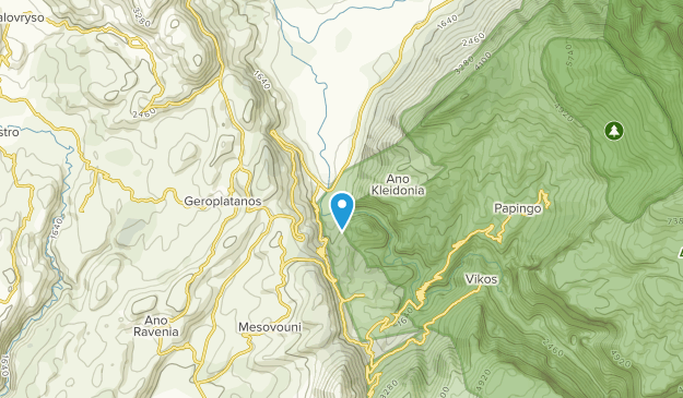 Klidonia, Epirus Map