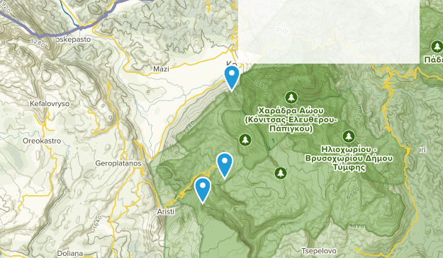 Konitsa, Epirus Map