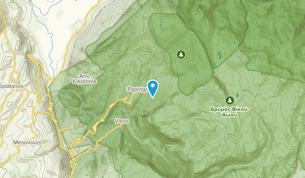 Papigo, Epirus Map