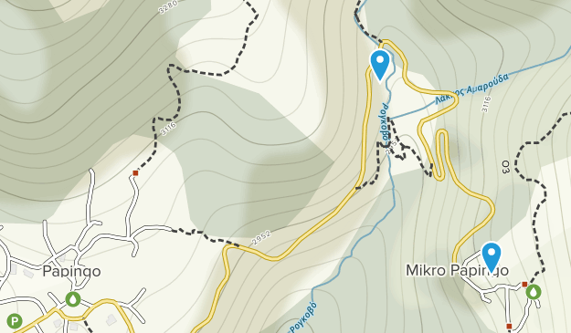Papigo, Epirus Map