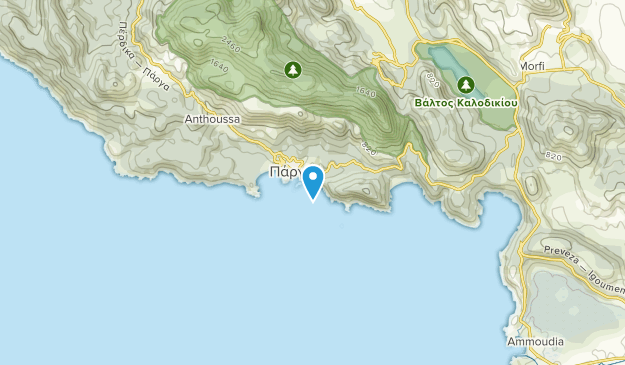 Párga, Epirus Map